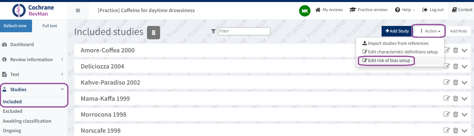 Enable Risk of Bias 2 - RMW Knowledge Base