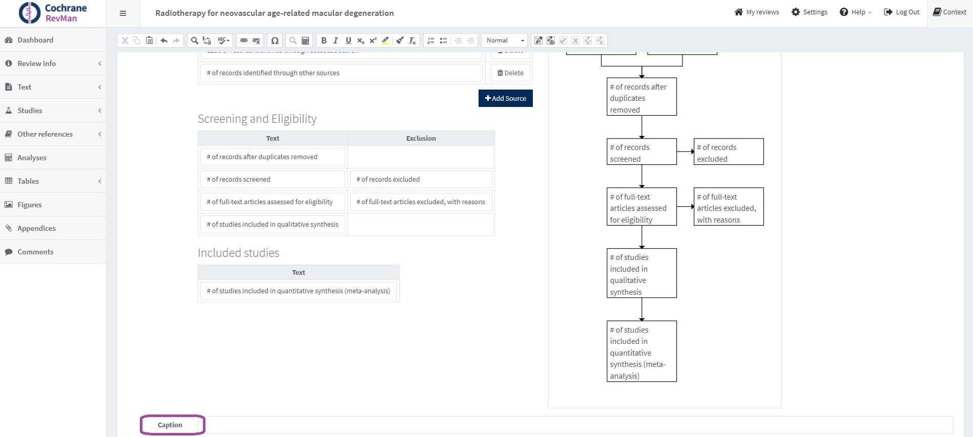 PRISMA flow diagrams